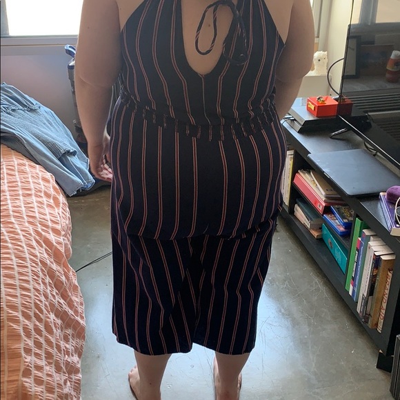 Plus size Striped jumpsuit, offers welcomed! - Picture 3 of 4